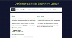 Desktop Screenshot of darlingtonbadminton.com